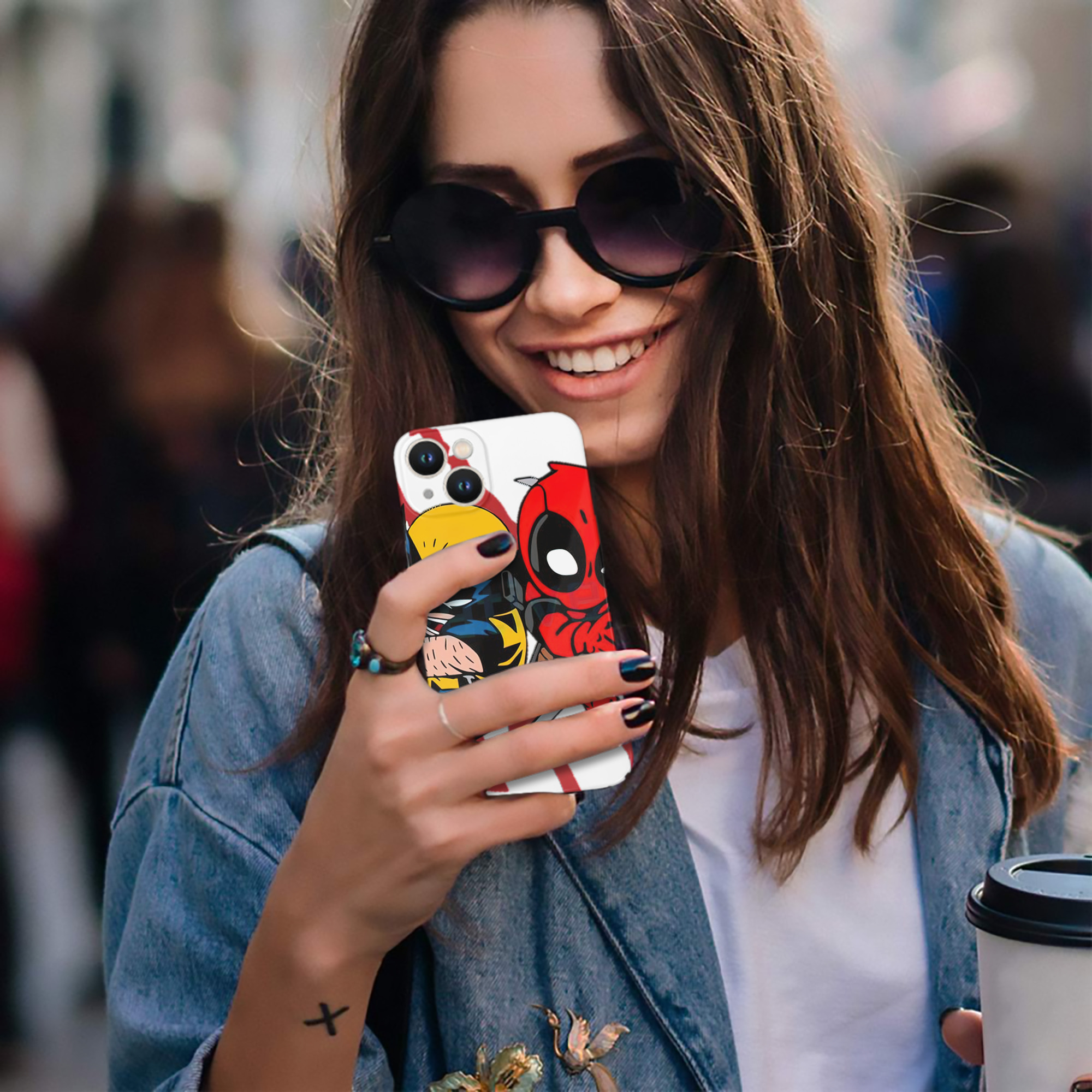 （画像用） Deadpool デッドプール 【iPhone 14シリーズ対応】ハードケース